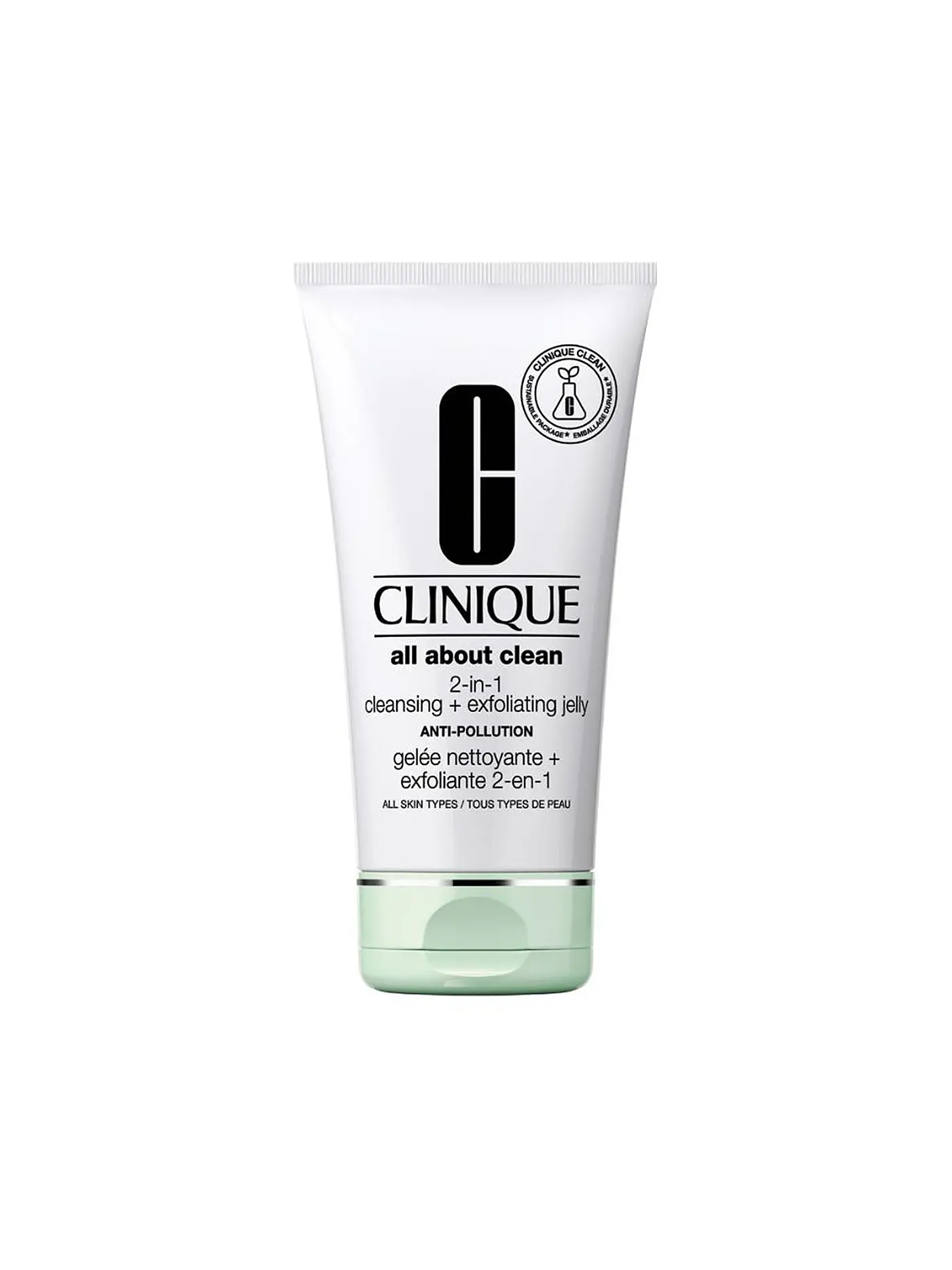 CLINIQUE | All About Clean 2-in-1 Cleansing + Exfoliating Jelly Anti-Pollution 150ml | 